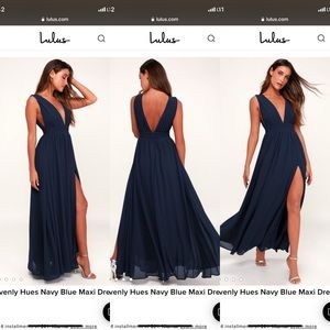 Navy Maxi Dress